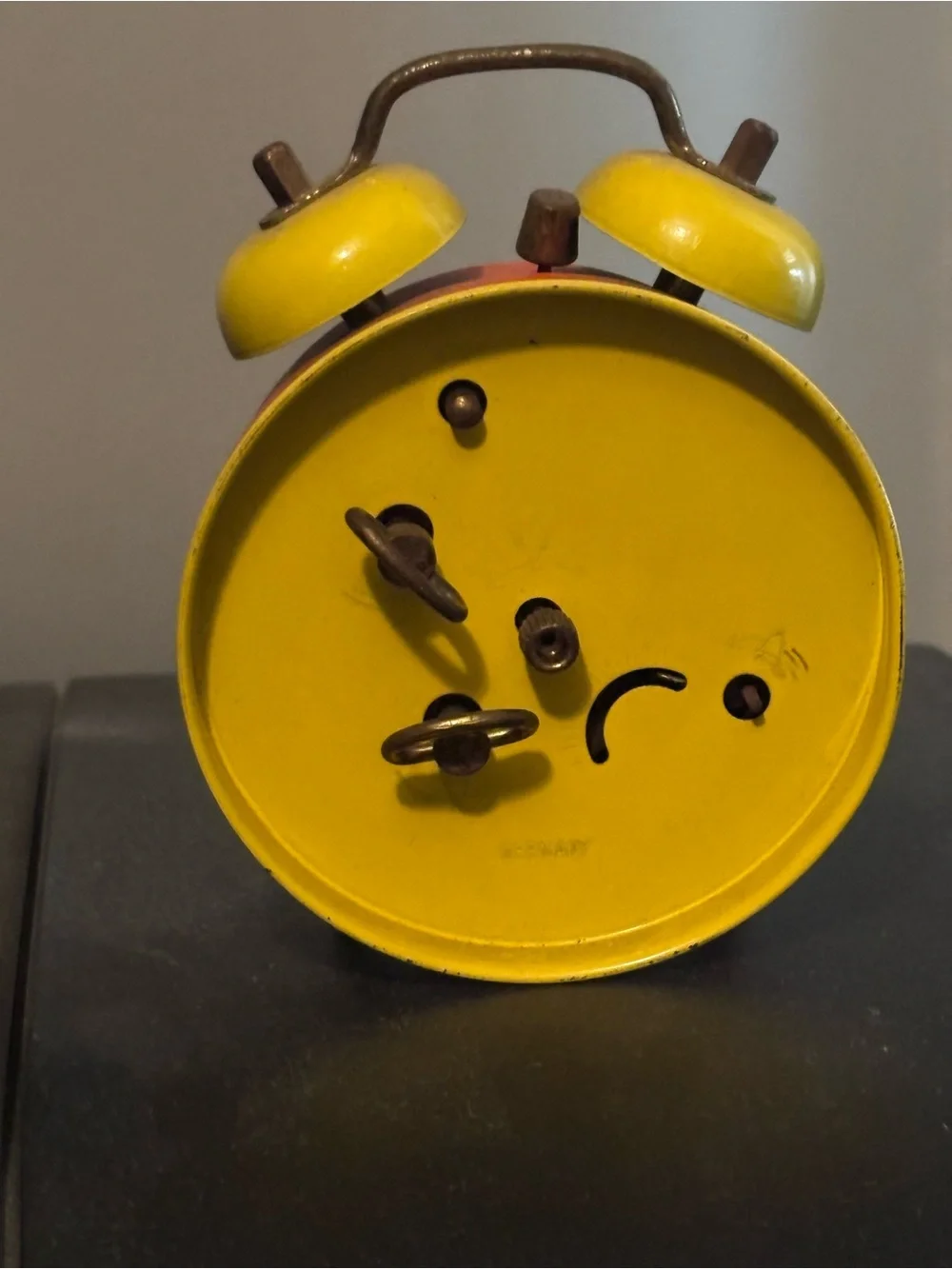Disney Minnie Mouse Red and Yellow Twin-Bell Alarm Clock